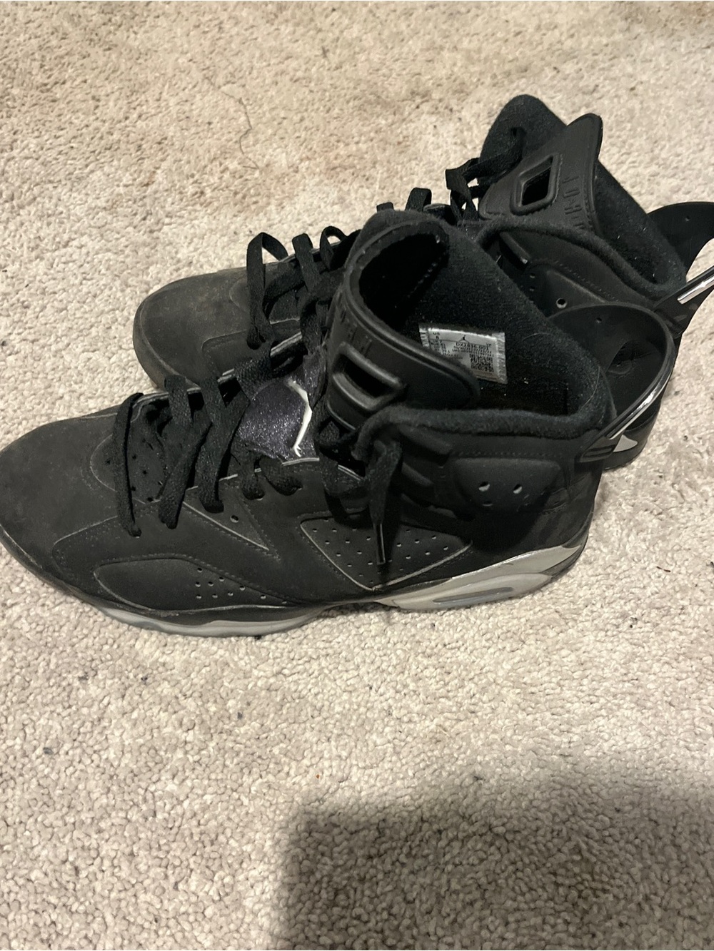 Jordan Men’s Black High-Top Basketball Sneakers